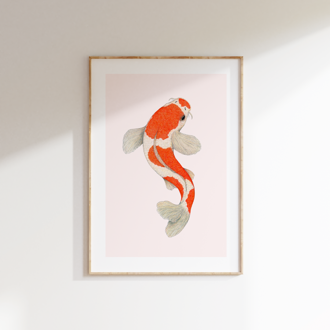 Fine art print KOHAKU KOI