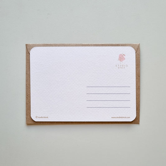 Postcard BETTA roze