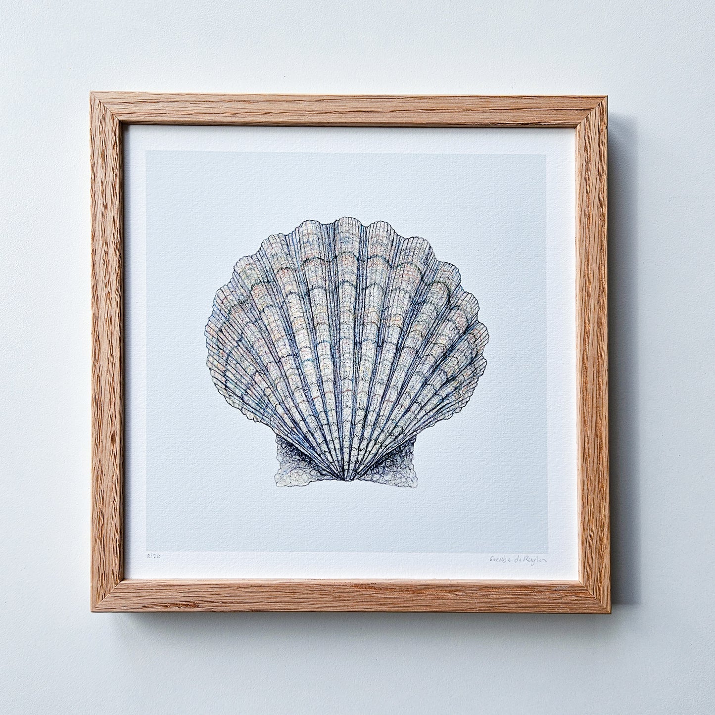 Special: fine art print SANTIAGO inclusief lijst