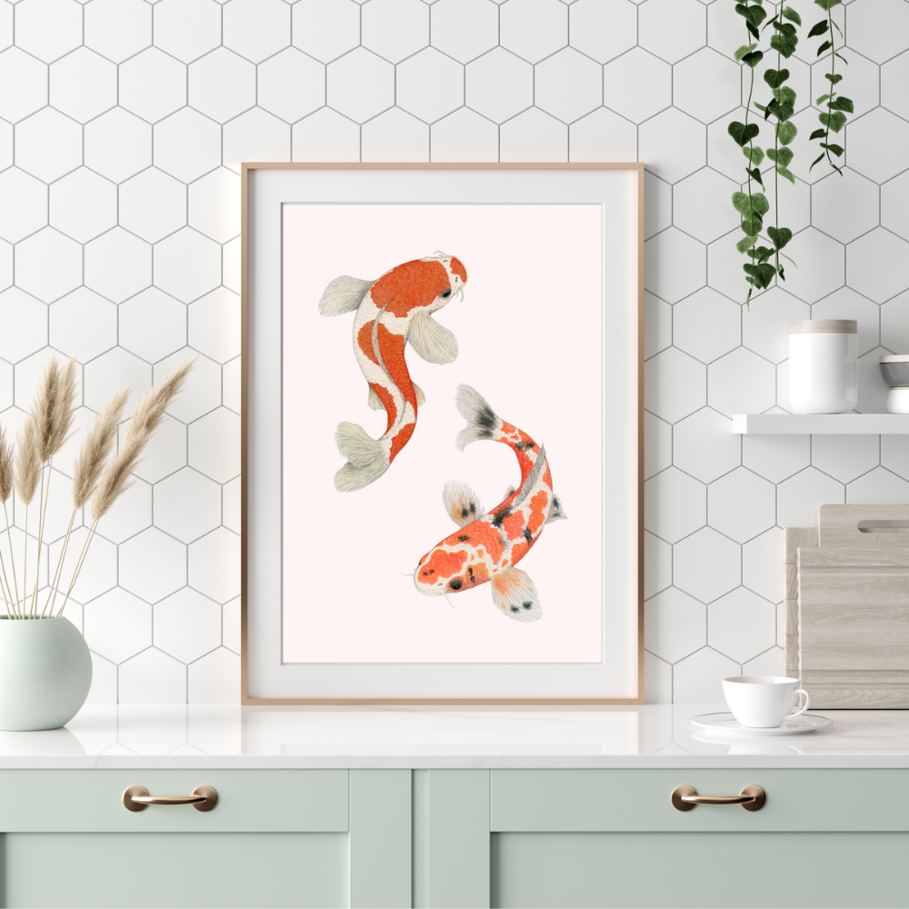 Fine art print KOI ME CRAZY
