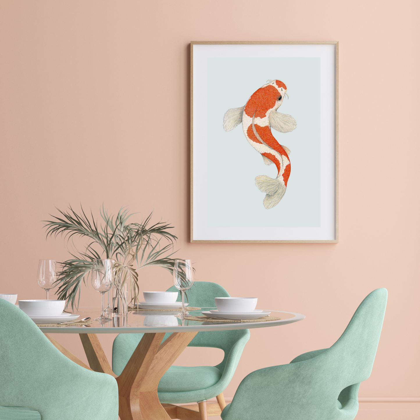 Fine art print KOHAKU KOI