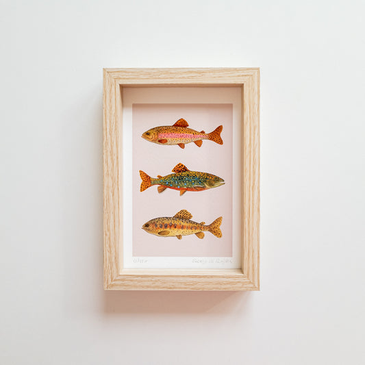 Art mini FISH FRIDAY pink