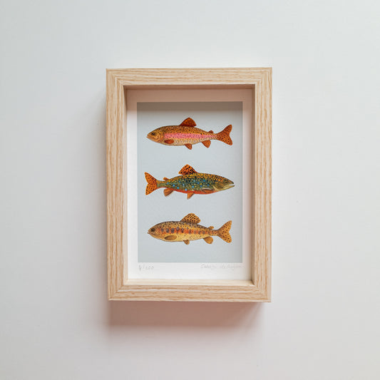 Art mini FISH FRIDAY blue