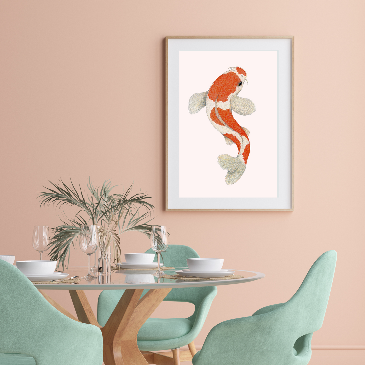 Fine art print KOHAKU KOI